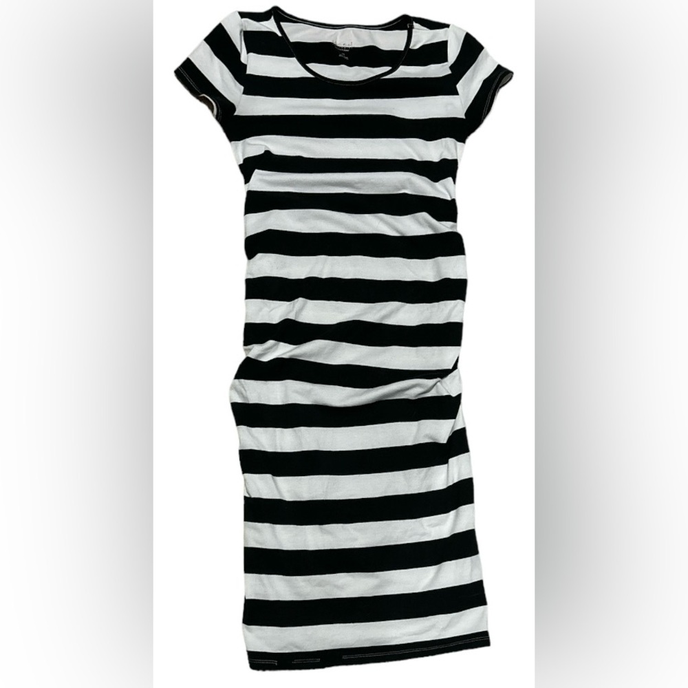 Maternity striped dress